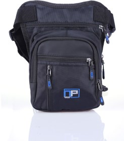 Resim By Hakan Nw-904 Çok Gözlü Bel Bacak Omuz Göğüs Motorcu Çantası Siyah-mavi 