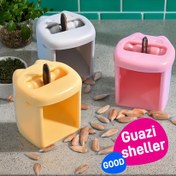 Resim 1 adet/3 adet Ayçiçeği Tohumu Soyma Makinesi - Dayanıklı Plastik Manuel Tohum Kabuk Açıcı, Hızlı ve Kolay Ayçiçeği Tohumu Kabuklama Aracı Pişirme, Yemek Yapma, Atıştırmalık Hazırlama için (Sarı, Pembe, Beyaz) | Ergonomik Tasarım | Kolay Temizlenebilir Malzeme 