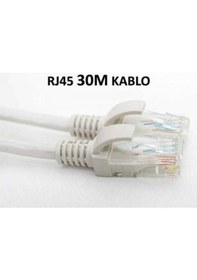 Resim Ethernet Rj 45 30 Metre Adsl Internet Kablosu 