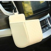 Resim Dancemonkey Cbtx Araba Deri Telefon Kartı Asılı Saklama Kutusu, Bej Renk 