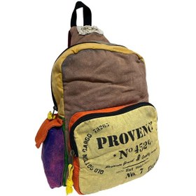 Resim Old Cotton Cargo Kaliteli Laptop Bölmeli Vintage Disayn Sırt Gezi Çantası New Minola 5086 Kahverengi 