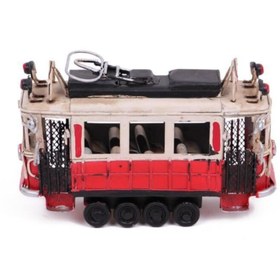 Resim Genel Markalar Dekoratif Metal Taksim Tramvay Küçük Vintage Biblo Hediyelik 