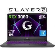 Resim Game Garaj Slayer2 D5 7XL-3060 C1 İntel Core i7-12700H 16GB 500GB SSD RTX3060 6GB 17.3" IPS 144Hz Free Dos Taşınabilir Bilgisayar + Çanta 