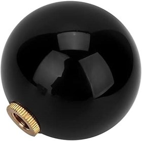 Resim Evrensel Siyah 8 Bilardo Topu Yuvarlak Araba Vites Topuzu Kolu Tüm Manuel Şanzımanlar Ve Çeşitli Vidalama Bağlantıları Için Kolu Değiştirici Uygulanabilir Sahne Otomobilleri 