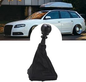 Resim Hız Vites Topuzu Önyükleme Kiti Otomatik Araba Vites Kolu Kolu Adaptörü Yumuşak Dokunmatik Kaymaz Dayanıklı Çubuk Kafa Değiştirme C1 C2 C3 Siyah 