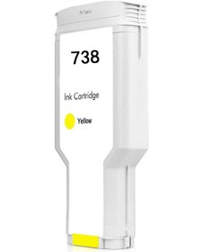 Resim Hp 738 498n7a Sarı Uyumlu Kartuş 300ml Hp T850, Hp T950 8681988040558 Photoınk 