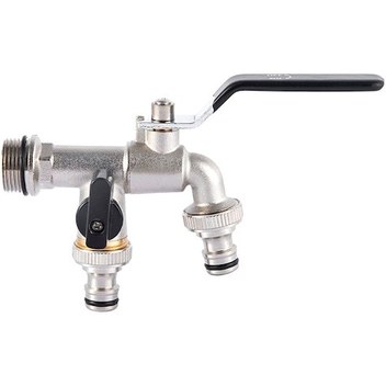 Hombey 20mm Bakır Su Arıtma Ve Bahçe Muslukları, Çıkarılabilir Kırmızı Valfli, Kalınlaşmış Vana Gövdesi, Tek Açık Çıkış