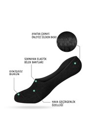 Resim MEM SOCKS 12'li Silikonlu Çocuk Babet Çorap 