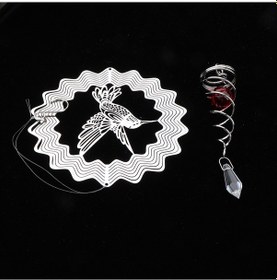 Resim Homyl Yaratıcı Paslanmaz Çelik Kristal Spiral Twister Rüzgar 