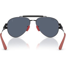 Resim Rb 3762m F00987 58 Ray-Ban Scuderia Ferrari Güneş Gözlüğü Siyah 