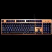 Resim GAMDIAS AURA GK1, USB Kablolu, İngilizce, Çok Renkli Arka Aydınlatma, Red Mekanik Switch, Brown Edition, Gaming Klavye 
