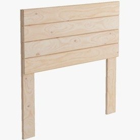 Resim Ahşap Ayaklı Yatak Başlığı Naturel 1 Mt 
