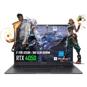 Resim ASUS Vivobook 16x I5-13500h 16gb 1tb Ssd Fhd 120hz Wuxga 16.0" W11home Rtx4050 8gb K3605vu-n1066w 