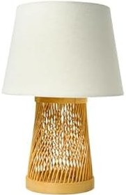 Resim Hasır Gövdeli Mini Abajur 