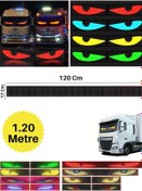 Resim SONREİR 120 Cm Şeytan Led Gözler Animasyonlu Araba,kamyon,otobüs Kumandalı Esnek Ön Arka Cam Rgb Led Ekran 