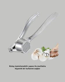Resim Zengemtx Sarımsak Presi Kolay Temizlik Ve Yüksek Basınçlı Ezme 