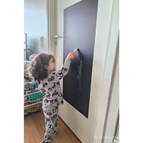 Resim Büyük Boy Yapışkanlı Kara Tahta Sticker 