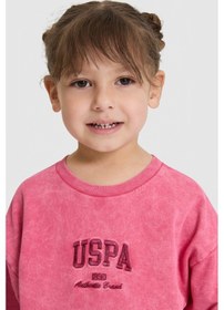 Resim U.s. Polo Assn. Kız Çocuk Fuşya Pijama Takım 50326616-vr023 Fusya 