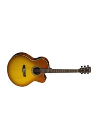 Resim Cort Cj5x-hbs Elektro Akustik Gitar Jumbo Cutaway - Honey Burst 