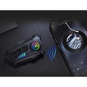 Resim KEMOSABE Y10 5.3 Motosiklet Kask Kulaklık Intercom Işıklı Motorsiklet Interkom 