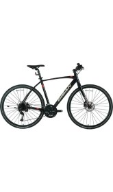 Resim Bisan Trx 8600 Altus Erkek Şehir Bisikleti 50CM Hd 28 Jant 27 Vites Parlak Siyah Kırmızı 