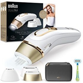 Resim Braun Silk Expert Pro 5 PL5242 Çanta-Venüs Tıraş Makinesi-3 Başlık İle Evde Tüy Alma IPL 