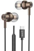 Resim Mu Art Ahşap Zore Er-09 Sq Surround 3D Hi-Res Magnetik Özellikli Type-C Kablolu Kulak İçi Kulaklık Siyah 