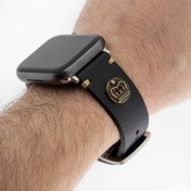 Resim Apple Watch Hakiki Deri Metal Detaylı 42-44-45-49 mm Saat Kordonu(SAAT DAHİL DEĞİLDİR) - Kral Tacı 