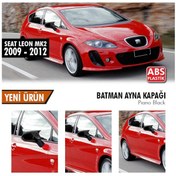 Resim Seat Leon Mk2 Yarasa Ayna Kapağı Batman Parlak Siyah Piano Black 