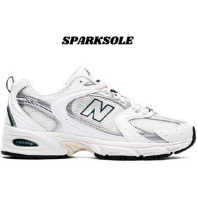 Resim New Balance 530 Sea Salt Marsh Green MR530SX -SPARKSOLE 