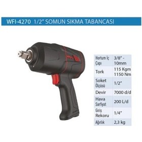 Resim Wufu WFI4270 1/2" 7000 D/D Havalı Kabzalı Somun Sıkma 