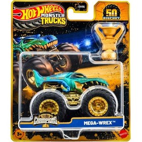 Resim Hot Wheels Monster Trucks Mega Wrex Trophy Şampiyonları Serisi 