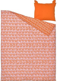 Resim Çocuk Nevresim Takımı, Turuncu, 150x200/50x60 Cm Kaplan Temalı Turuncu 