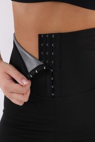 Resim Litex Sauna Termal Sauna Zayıflatan Ve Bel Incelten Agraflı Tayt 