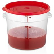 Resim GastroPlast Grpp-8 Polipropilen Yuvarlak Saklama Kabı, 7.5 Litre ( Kapaklı ) 