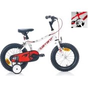 Resim Carraro Red Eagle 14 Çocuk Bisikleti (Kırmızı Siyah Gümüş) 