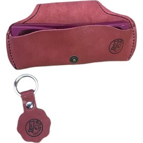 Resim Gerçek Deri El Yapımı Gözlük Kılıfı 