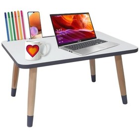 Resim Livaahşap Yatak Koltuk Üstü Laptop Masası 