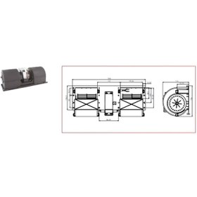 Resim Kormas 24V Kalorifer Motoru Blower 325X116 3 Devir N11.5593 Diğer