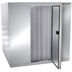 Resim Paslanmaz Çelik Derin Dondurucu Oda - 1800 x 1500mm - 3,47m³ - Pvc Perde Dahil 