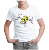 Resim Bad Boy - Wings Beyaz Çocuk Tshirt 