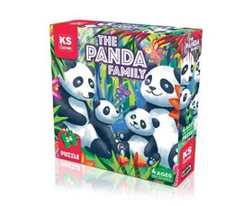 Resim KS Games The Panda Family 24 Parça Puzzle 