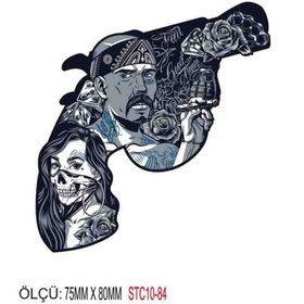 Resim PROMOT Motorsiklet Bisiklet Otomobil Kask Laptop Grenaj Marka Sticker 2 Adet 0083 