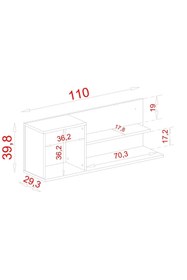 Resim Meltem Vera Genç Odası Duvar Modulü 