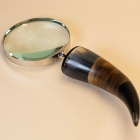 Resim Horn-Handled Magnifying Glass Black-Brown 