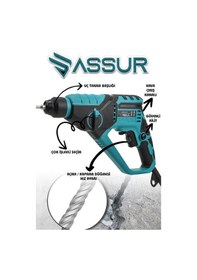 Resim Assur ASR507 250W Darbeli Kırıcı Delici Hilti Mavi 