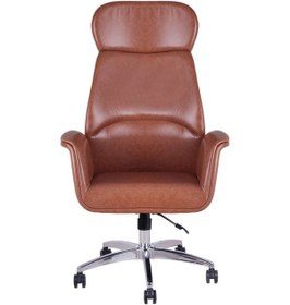 Resim Cheer Kahverengi Deri Makam Koltuğu Kahverengi 