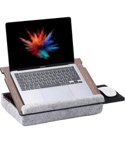 Resim AyrStore - LS051 Minderli Eğim Ayarlanabilir Mousepadli Laptop Sehpası 