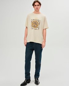 Resim LTB YANESE Erkek Basic Baskılı Sıfır Yaka Taş T-shirt 1225842726089 