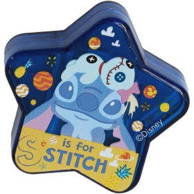 Resim Stitch Desenli Yıldız Şekilli Hazneli Kalemtıraş 